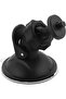 DVR bracket with suction cup and thread design, flexible and adjustable angle, secure connection, suitable for various dashcams.