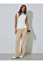 Pack of 2 - High Neck Sleeveless Fitted Ribbed Knit Top - 7