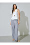 White Buckle Detail Sleeveless Wrap Top - 2