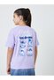 Teen Girls Lilac Lilo and Stitch Oversized T-Shirt - 5