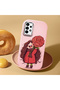 Samsung Galaxy A13 Compatible Case Camera Protector Pink Silicone Couple Phone Case Girl Patterned - 2