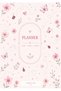 Weekly Planner /Agenda-Pink Floral/Laminated Cardboard Cover /A5 Size