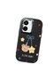 Poco C65 Compatible Case Camera Protector Black Silicone Couple Phone Case with Bear Pattern - 3