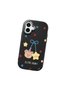 iPhone 16 Plus Compatible Case with Camera Protection Black Silicone Couple Phone Case with Bear Pattern - 3
