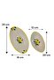 Kase Gondol Kayık & Presentation Plate 2 Pieces Lemon Flower