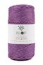 2 mm Glittery 200 Gr Polyester Macrame Thread - 190 m No:4 Supla Rope and Bag Thread Purple