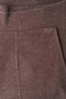 Women's Brown Winter High-Waisted Trousers with Stone Detail on the Cuffs and Waist - 5