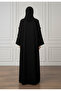 Raised Circle Textured Abaya | Nida Fabric - 4