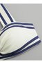 Off-White Marine Patterned 3-Piece Shorts Bikini Set - 5