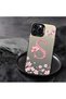Infinix Note 50 Pro 4g Compatible Silicone Edge Hard Back Case Couple Phone Case with Letter S Pattern - 6
