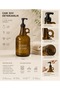 2 Liter Amber Glass Pump Dispenser for Liquid Detergent and Softener - 3