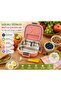 304 Stainless Steel 3 Compartment Children's Lunch Box Leakproof Lunch Box Including Spoon and Fork 17cm Pink - 3
