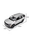 1:24 Chevrolet Chevy Tahoe Z71 2025 Silver Diecast Metal Model Car - 7
