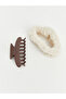 Mixed Heart Figured Plush Detailed 2-Piece Latch Buckle - 3