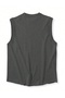 Mood Slient Printed Men's Regular Fit Crew Neck Sports Sleeveless T-Shirt - 2