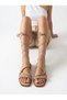 Mi̇a026-1521 Women's Daily Hand-Knitted Daily-Evening-Dress-Holiday Sandals - 5