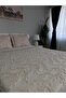 Kardelen 3 Piece Bedspread Beige - 2