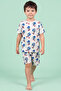 Sonic Print Shorts Pyjama Set