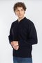 Men's Middle-Aged and Older Knitwear Knitted Acrylic Zippered Winter Dad Cardigan 3013 - 7