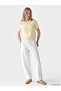 Xside Yellow Crew Neck Women's Knitwear Sweater - 2