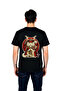 Samurai Cat Printed Men's T-Shirt