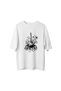 Music Guitar Rock Hand Art Printed Men's Oversize T-Shirt - 2