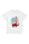 Children's Funny Dinosaur Car Printed Short Sleeve T-Shirt with Oops Writing Fun Design Casual Comfortable - 2