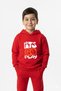 Let's Go Play Printed Premium Sweatshirt & Sweatpants Set for Kids - 2 Piece Sports Set