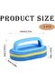 Blue three-piece cleaning brush set - 5