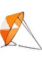 42" kayak wind sail orange.