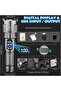 100000lm USB-C tactical flashlight waterproof. - 3