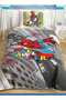 Licensed Spiderman Wall Crawler Quilt Set Single Size (with Filled Pillow as a Gift) - 4