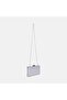 Women's Silver Stone Chain Strap Evening Bag - 4