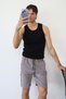 Men's Adjustable Waist Zipper Pocket Shorts Ash - 26Y 2291 - 6