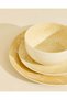 Light Beige Floral Porcelain Dinner Set (12 Piece) - 8