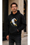 Men's 3D Ripped Effect Eagle Graphic Printed Casual Stylish Sweatshirt