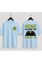 Unisex Oversize Tennis Printed T-Shirt 100% Cotton Tennis Themed Comfortable Fit Short Sleeve T-Shirt