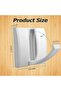 4 Pcs Folding Hideaway Coat Hooks Heavy Duty Wall Towel Hooks for Bathrooms Retractable Coat - 5