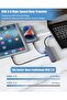 موزع USB 3.0 نشط بـ 8 منافذ، محول USB مع مصدر طاقة 5 فولت 3 أمبير، شاحن سريع ومحول بيانات - 5