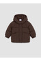 Lcw Baby Hooded Regular Fit Baby Boy Astronaut Coat