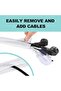 cable channel, self-closing cable hose, woven cable sheath can be cut to size, flexible 3 m, - 3