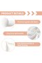 48 White Silk pillowcase x 74 cm 40 momme overlapping sections Hypoallergenic Anti-frizz Suitable sensitive skin Suitable both winter summer - 2