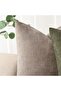 Pack of 2 Soft Textured Throw Decorative Pillow Covers Square Accent Solid Cushion Cover - 4