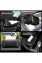 Premium Leather Car Tissue Holder, Large Rectangular Tissue Box Organizer, Black - 4