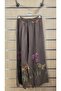 Italian Linen Set Long Tunic Shirt Pants with Sequin Detail - 7