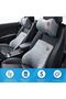Car Pillow Neck Lumbar Support Set,Waist Support Car Pillow Head Support Cushion - 3