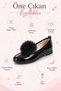 Girl's Flower Detailed Shiny Patent Leather Ballerina Evening Dress and Casual Shoes - 6