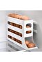 Egg Holder for Fridge, 4-Layer Automatic Egg Rolling Dispenser, Space Saving Egg Tray for Refrigerat