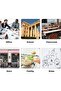 لوح أبيض صغير قابل للمسح الجاف، 30×40 سم، قابل للعكس 360 درجة، محمول وثنائي الاستخدام - 7