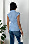 Women's Pleated Sleeveless Shirt Blouse - 2